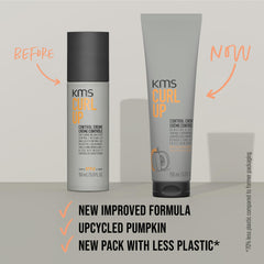 KMS cream dispensed on hand illustrating easy application benefit