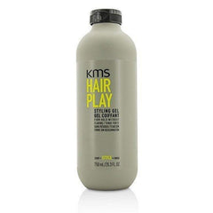 KMS HairPlay front packaging showing jar and glossy-hold benefit