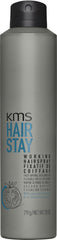 KMS HairStay front label showing product name and size, clear identification benefit