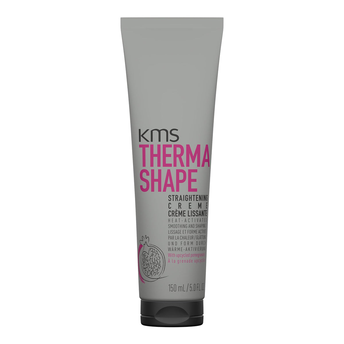 KMS ThermaShape front packaging showing tube and 150 ml size for clear identification