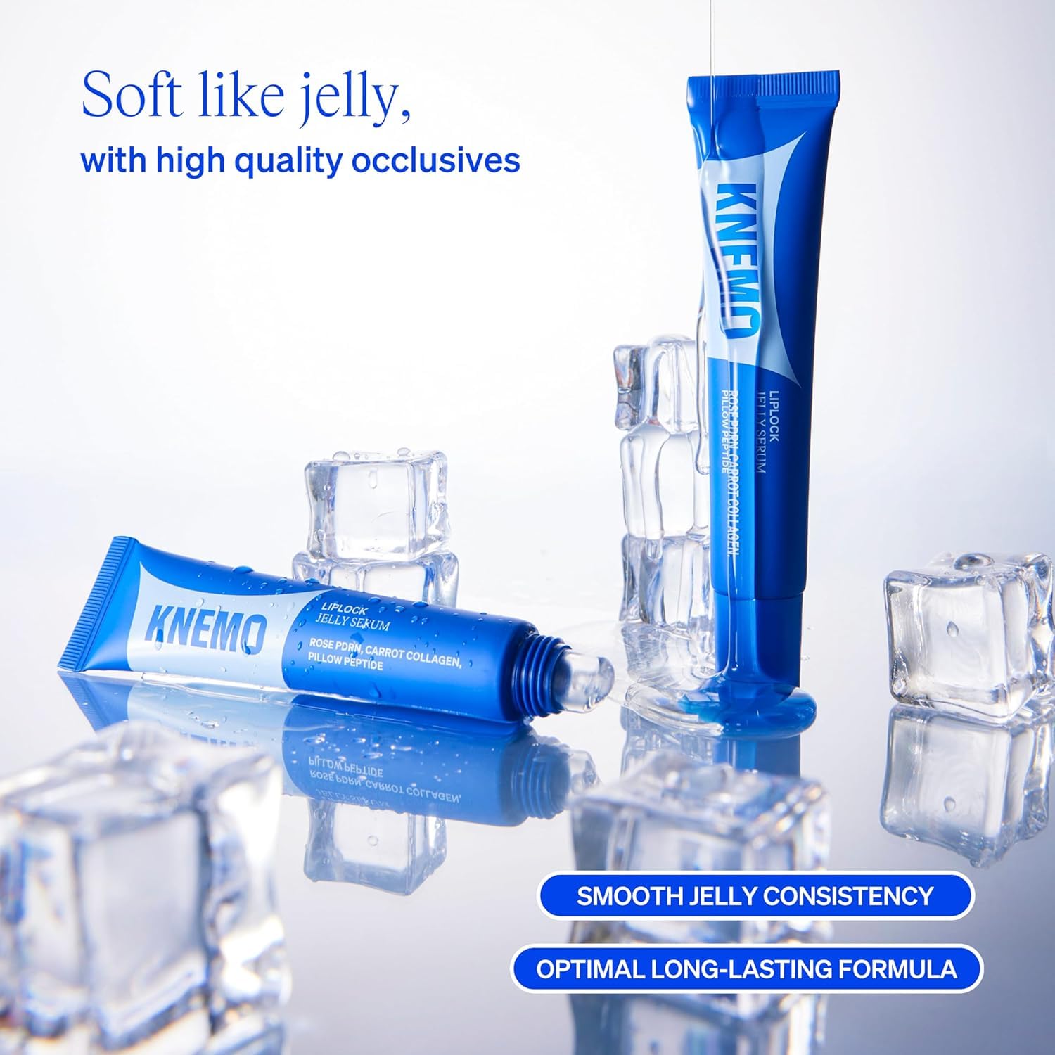 KNEMO ingredient focus on Rose PDRN showing restorative benefit