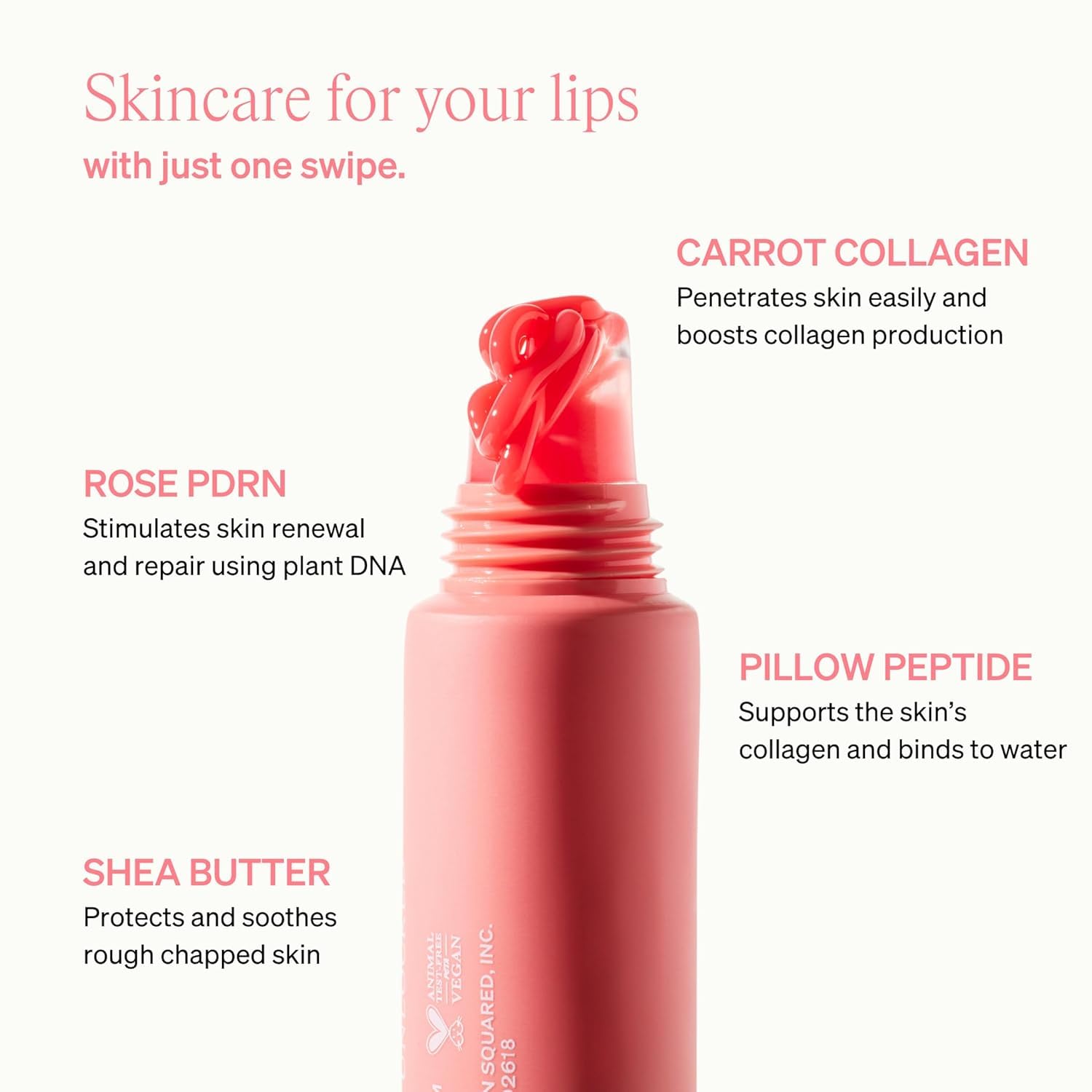 KNEMO applicator close-up displaying soft tip and easy precise application benefit
