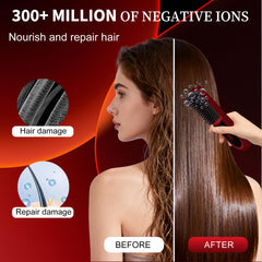 KNISUZ Go Brush Pro close-up of bristles demonstrating smooth detangling and even heat distribution