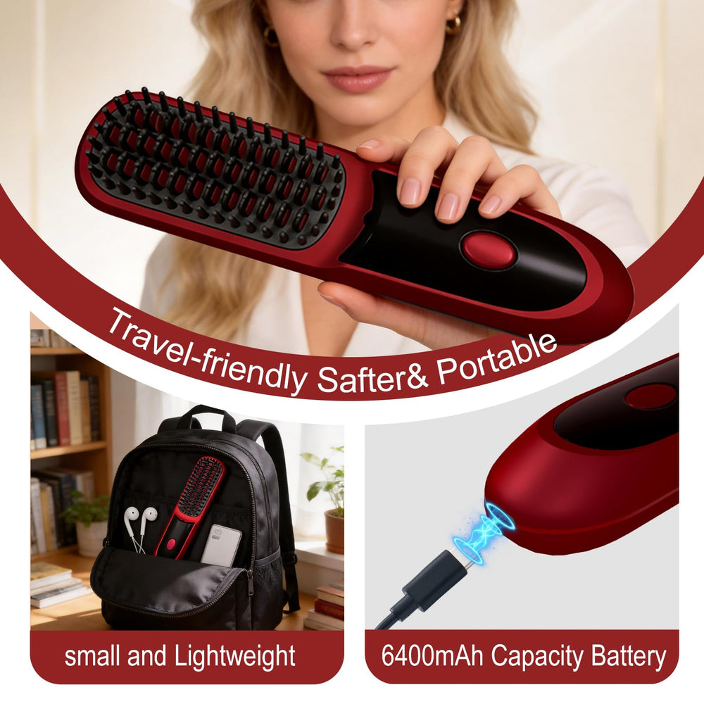 KNISUZ Go Brush Pro in travel pouch ready for carry-on use and quick touch-ups