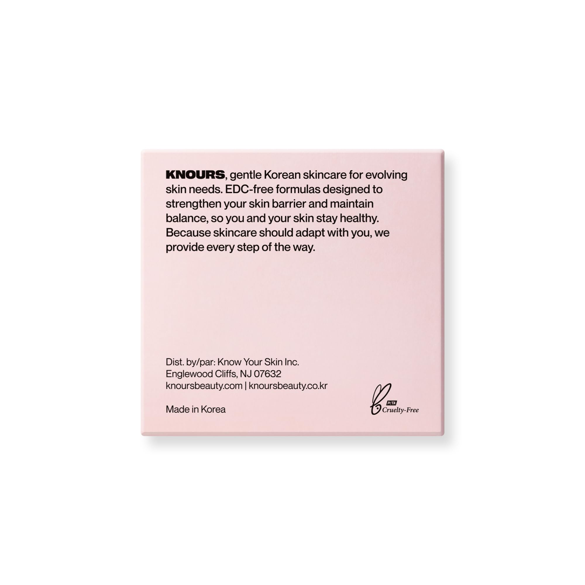 Knours algae extract visual indicating pore-tightening benefit