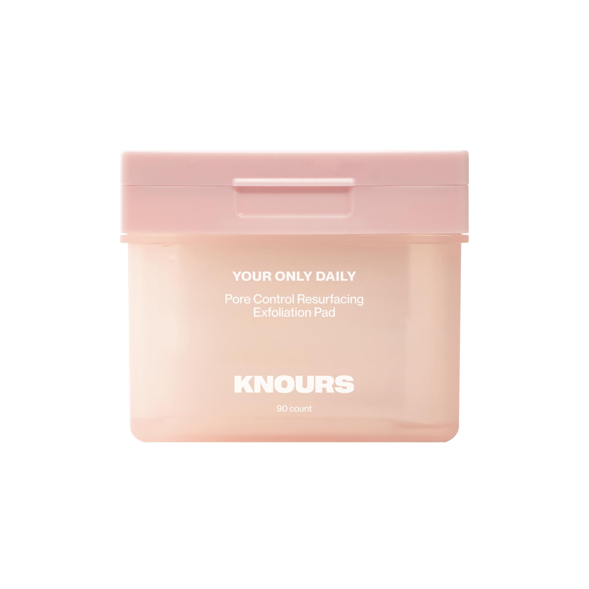 Knours front packaging showing 90 pads and benefits