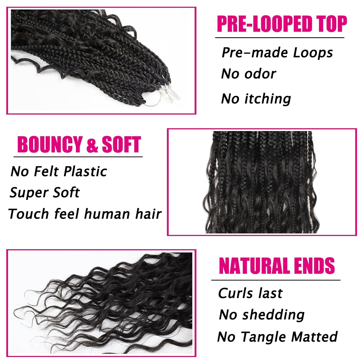 knovotch styled braids in lifestyle shot showing natural look benefit