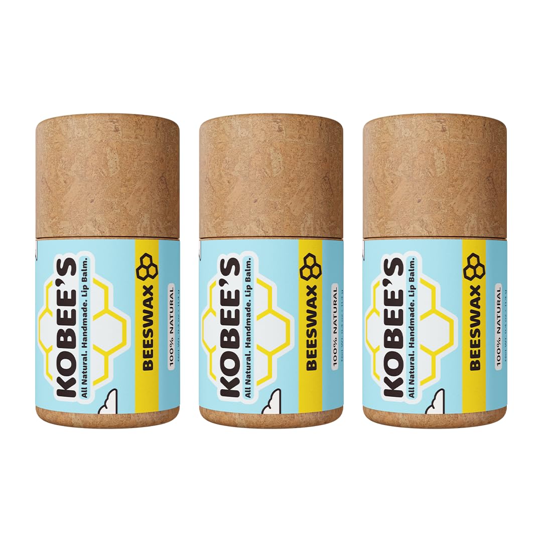 KOBEE'S all natural front packaging showing three compostable tubes and benefit of plastic-free