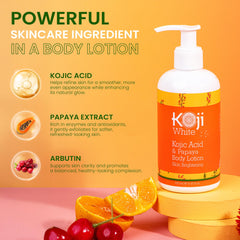 Koji White texture close-up showing smooth lotion for quick absorption