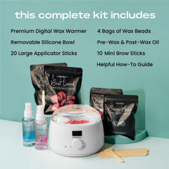KoluaWax removable silicone wax pot close-up for easy cleanup benefit