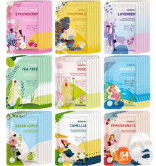 KONEUK front packaging showing 54-pack and colorful designs, highlights variety
