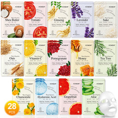 KONEUK front packaging showing full 28-pack, clear assortment benefit