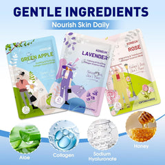 KONEUK mask applied on face during routine, demonstrates easy at-home use