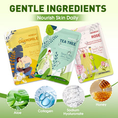 KONEUK mask in use on face demonstrating hydrated, refreshed appearance