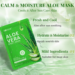 KONEUK sheet mask texture close-up, highlights soft breathability
