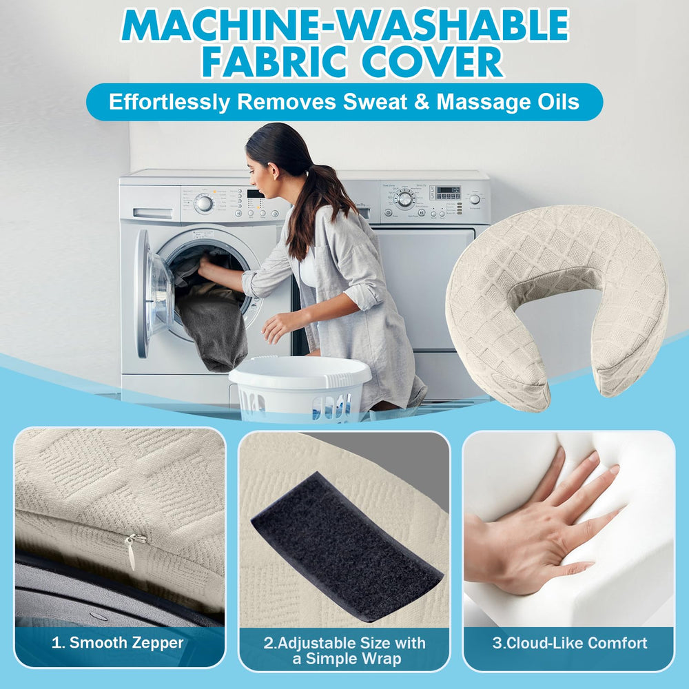 KONOVOLY removable pillowcase being taken off for easy washing and hygiene