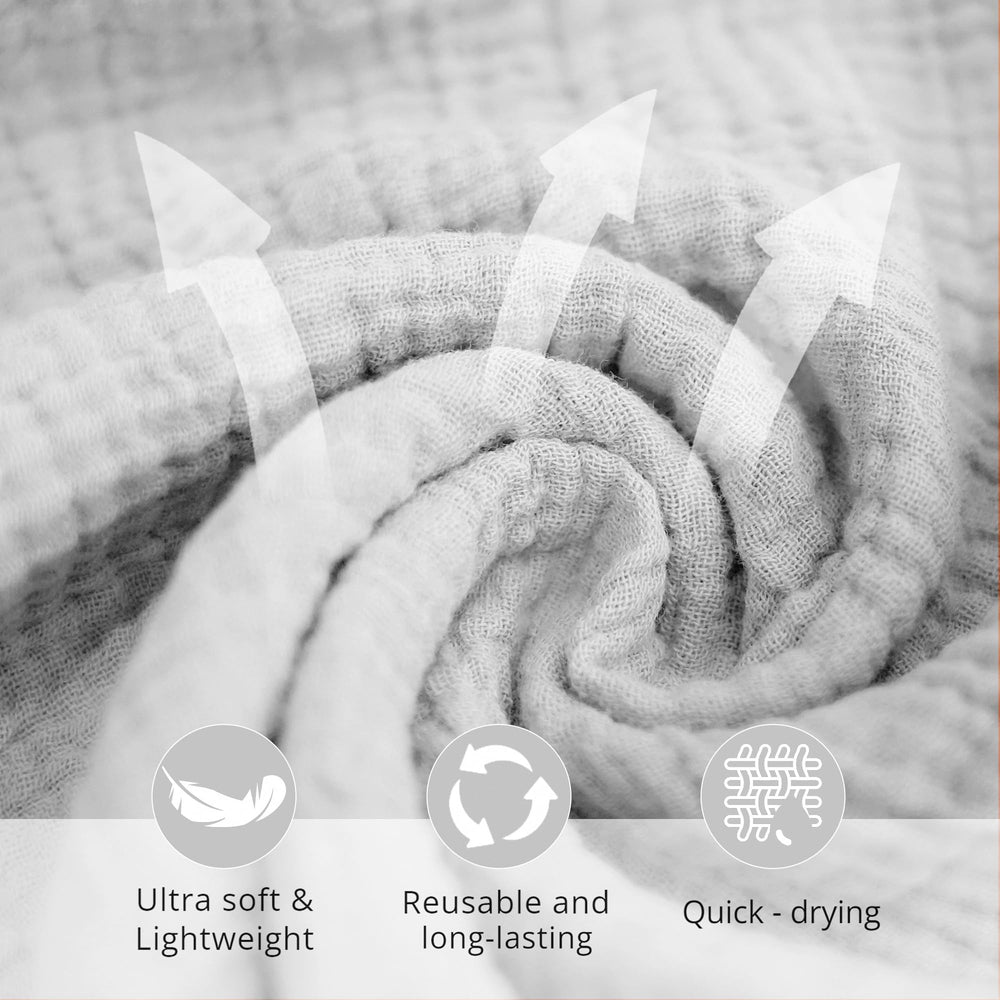 Konssy face cloth inside travel bag illustrating portable cleansing on the go
