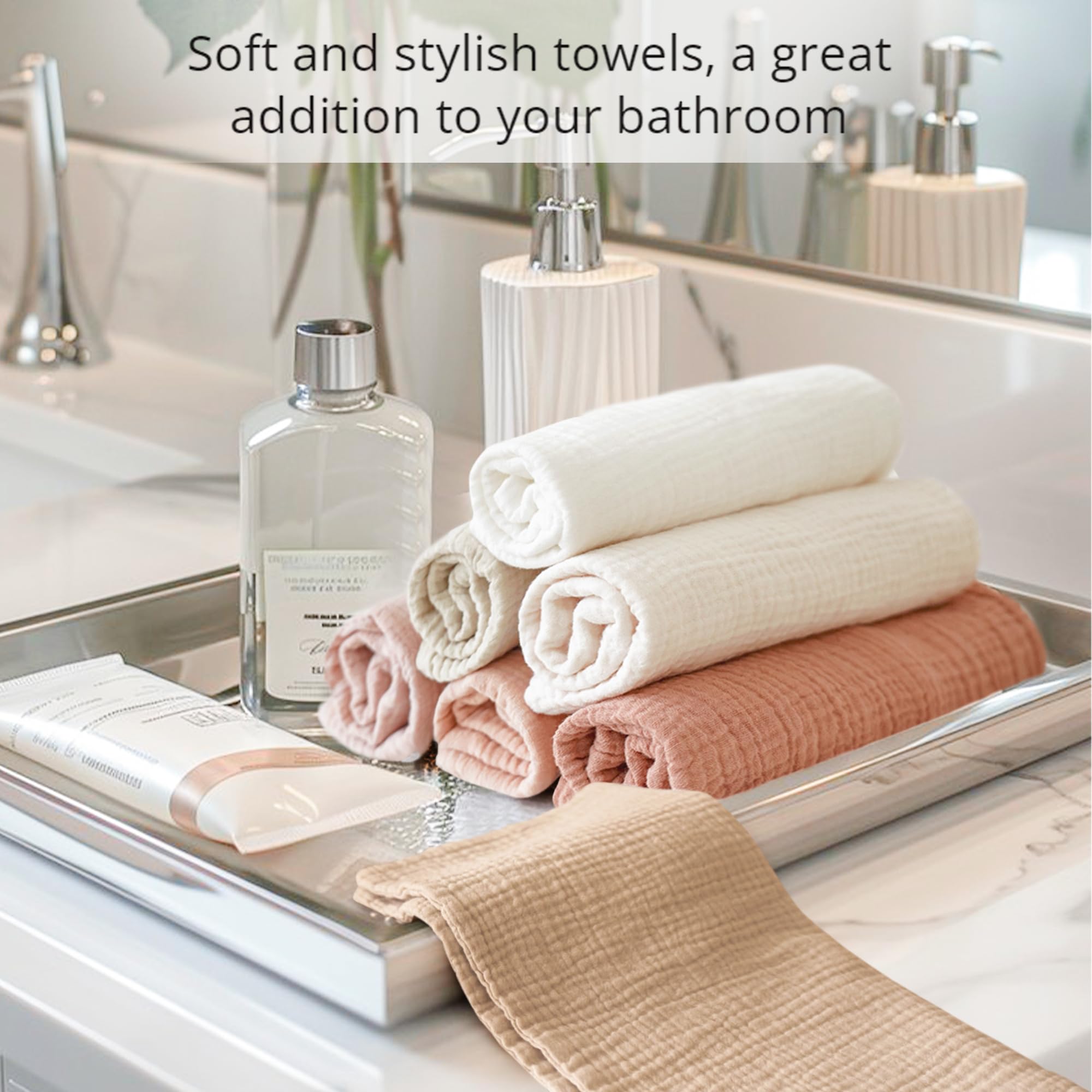 Konssy cloth being used to wash face showing gentle cleanse without irritation benefit