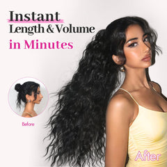 KooKaStyle close-up of kinky curly texture for natural-looking volume