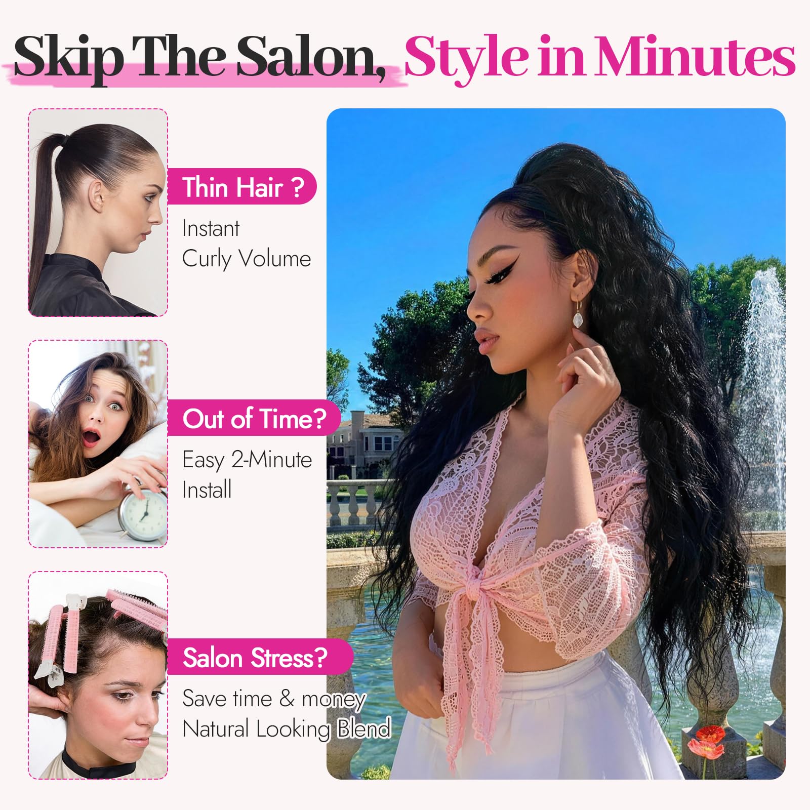 KooKaStyle lifestyle photo at event offering glamorous volume