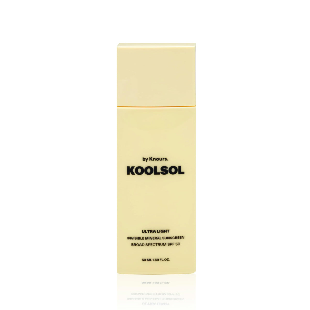 KOOLSOL front packaging 50mL showing travel-safe SPF 50