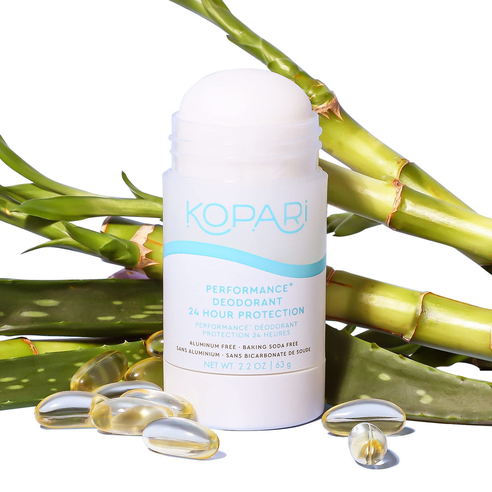 Kopari ingredient focus with coconut, aloe, calendula showing skin-soothing benefit