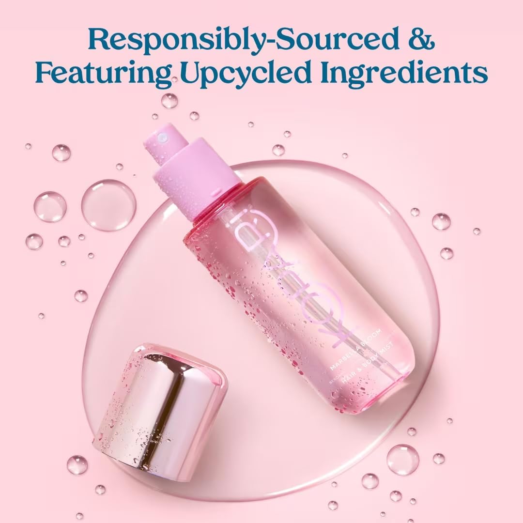 Kopari mist on skin showing lightweight texture and quick absorption