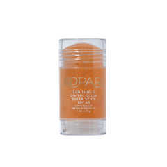 Kopari Sun Shield stick front packaging showing compact SPF 40 protection