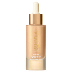 Kopari Sun Veil front packaging showing sleek bottle and SPF benefit