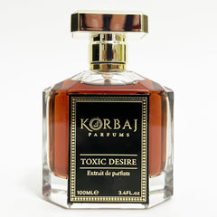KORBAJ PARFUMS bottle front view showing elegant design and premium presence