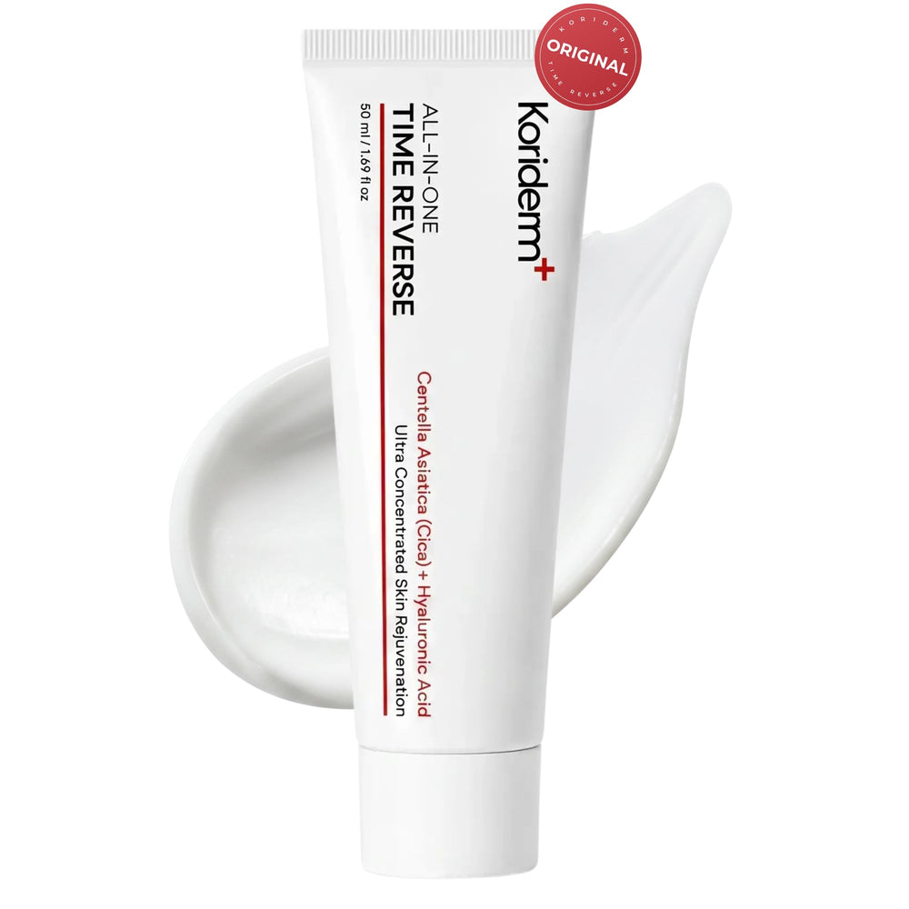 Koriderm front tube showing packaging and clean design benefit visibility
