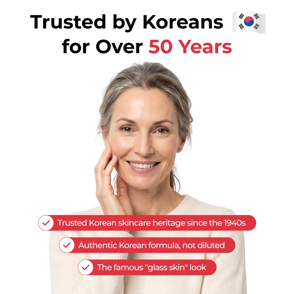 Koriderm on bathroom shelf in lifestyle setting suggesting daily skincare routine