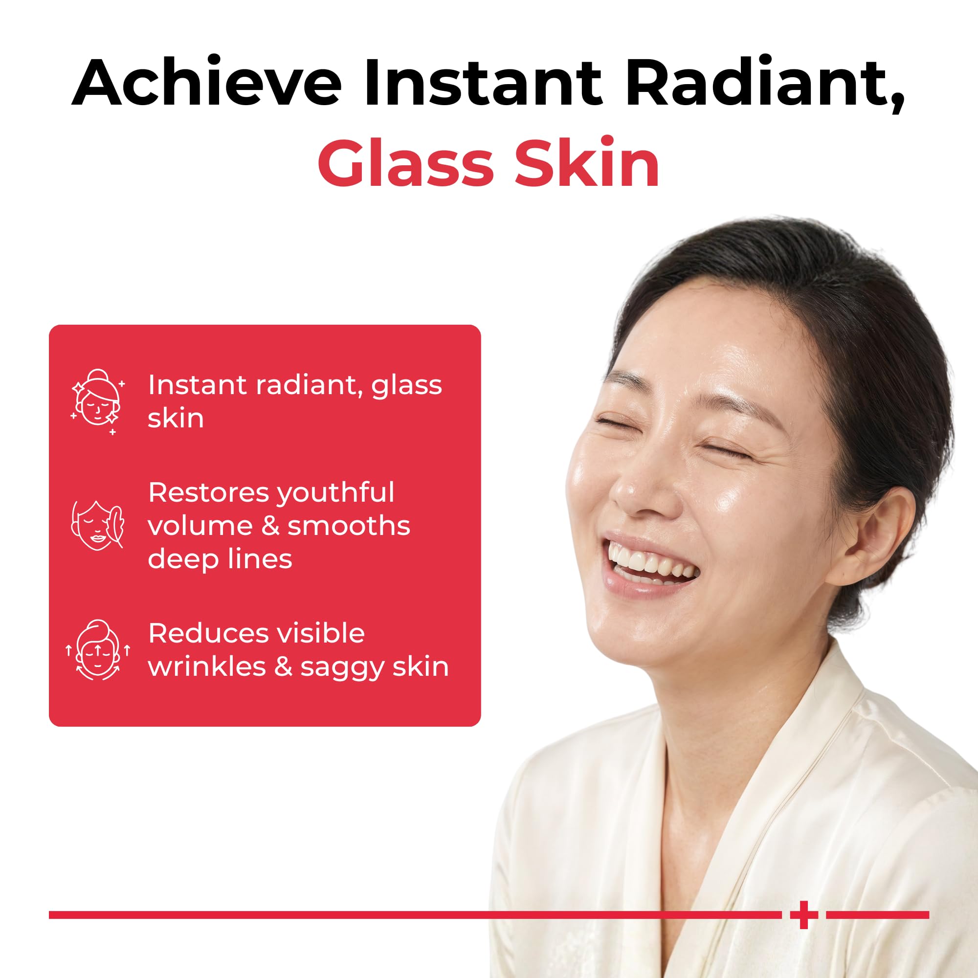 Koriderm cream texture close-up highlighting lightweight, fast-absorbing feel