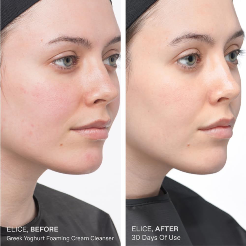 KORRES cleanser on hand illustrating lightweight foam and feel