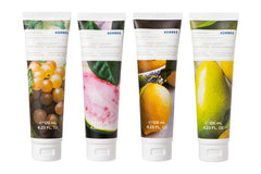 KORRES applied in hand demonstrating smooth absorption and softness
