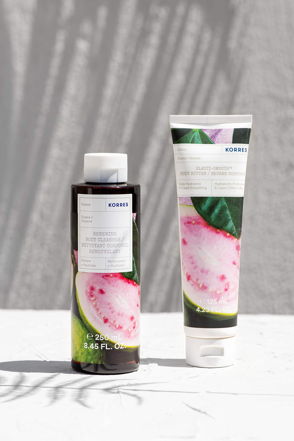 KORRES creamy texture close-up highlighting rich hydration properties