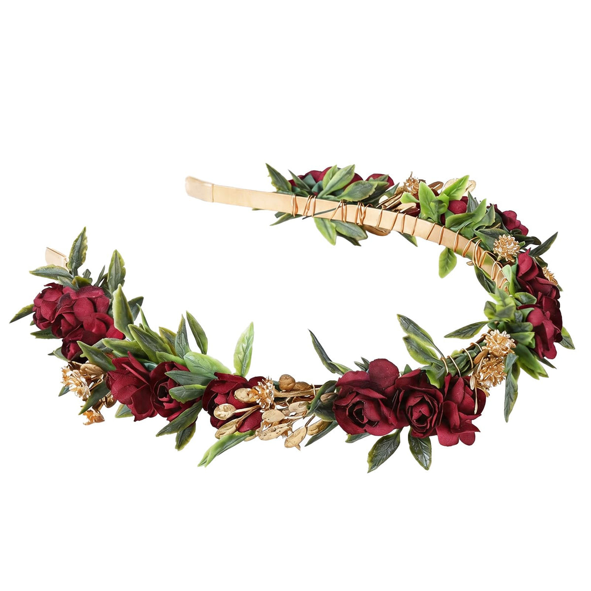 KorViSHOW headband on model showing romantic look and comfort