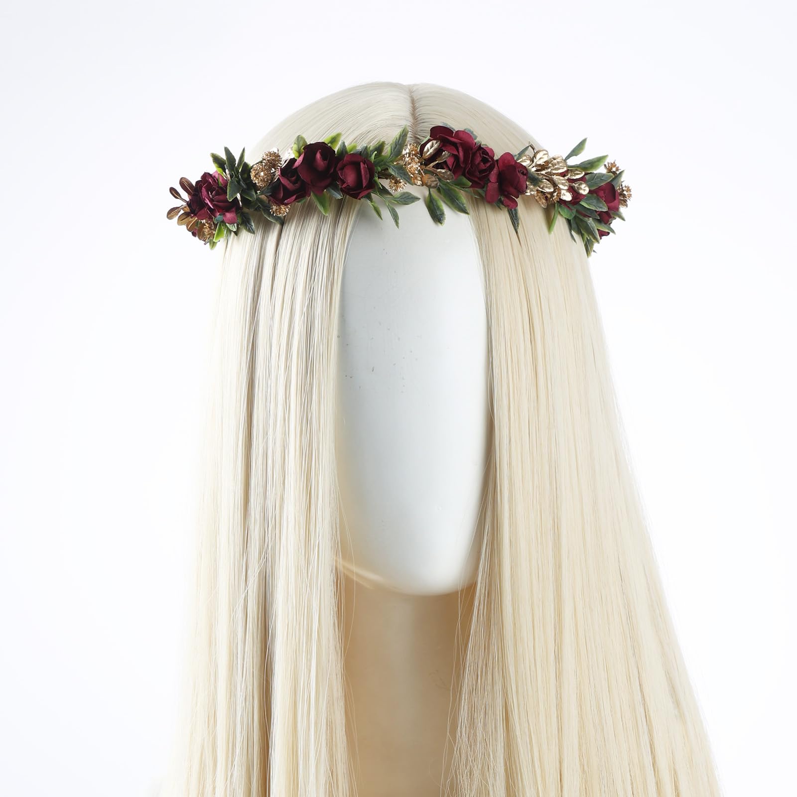 KorViSHOW side profile detail showing gold and green leaf accents