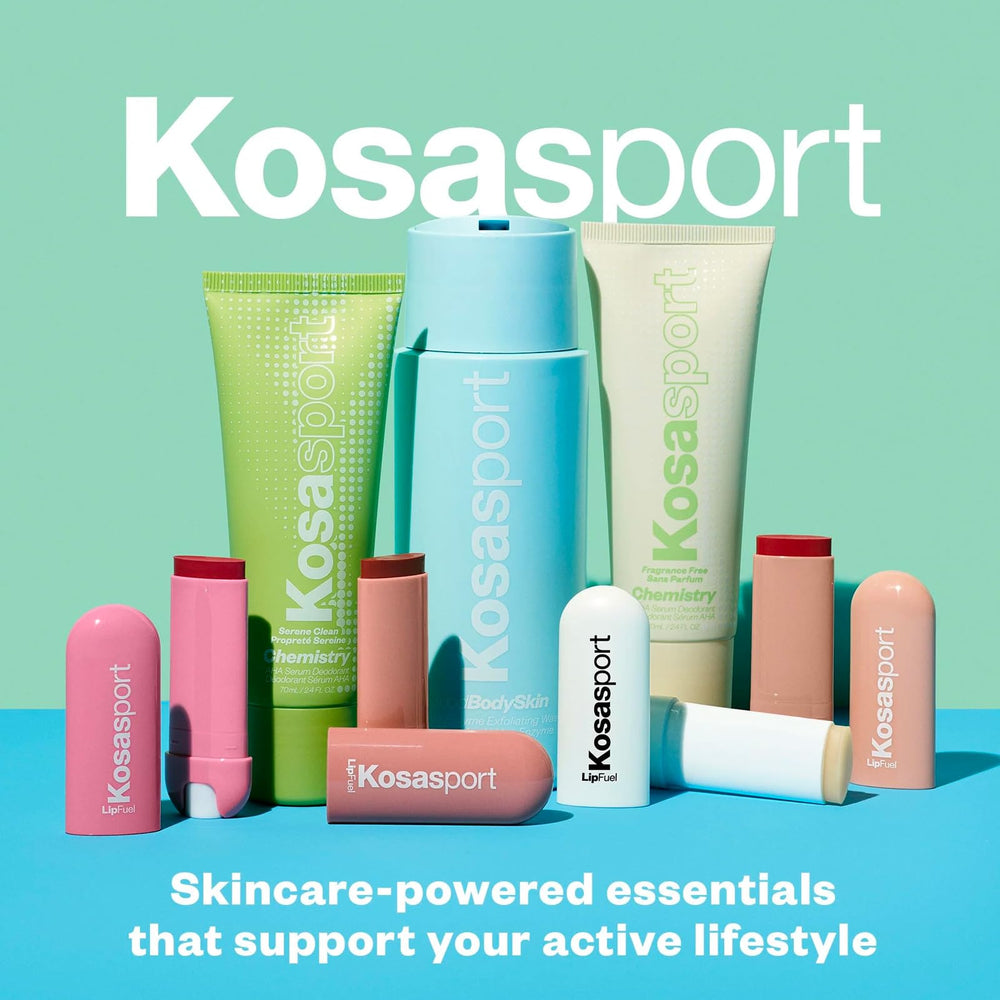 Kosas before and after underarm texture comparison showing smoother skin appearance after use