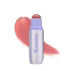 Kosas front packaging view showing sleek multistick and brand clarity for travel convenience