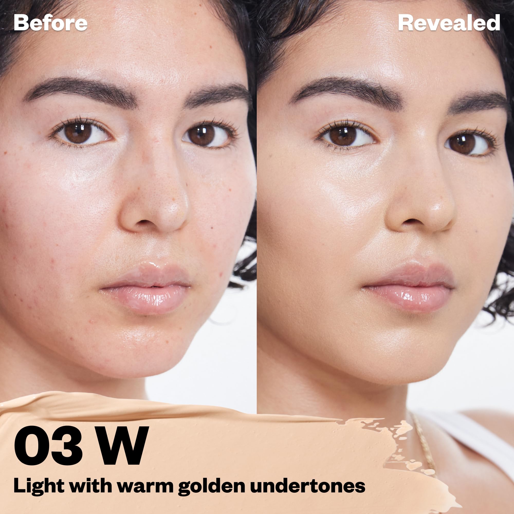 Kosas mini revealer applicator close-up demonstrating creamy tip for precise application