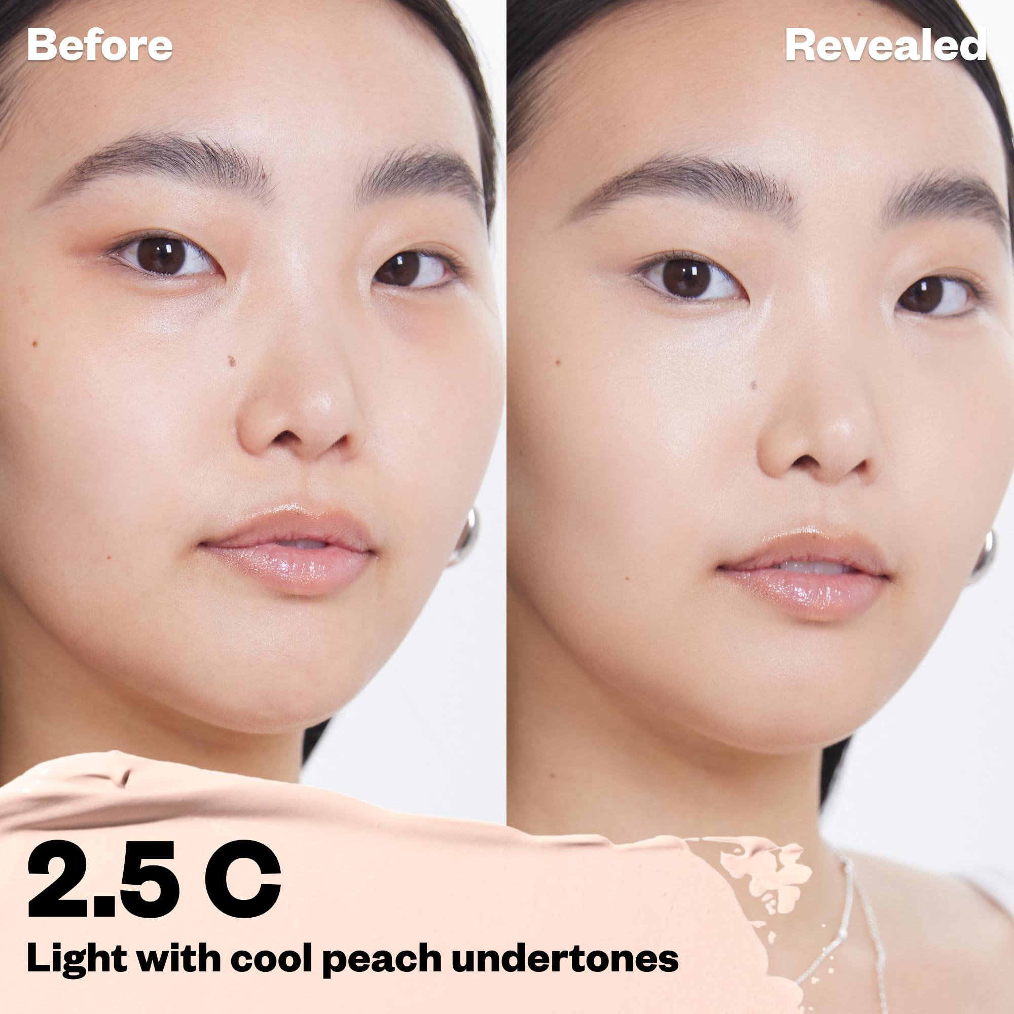 Kosas concealer applicator wand demonstrating precise application benefit