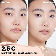 Kosas concealer applicator wand demonstrating precise application benefit