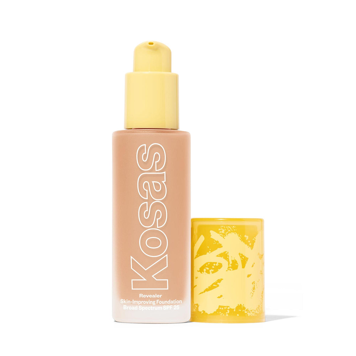 Kosas Revealer front bottle showing clean packaging and shade 150 benefit: easy shade selection