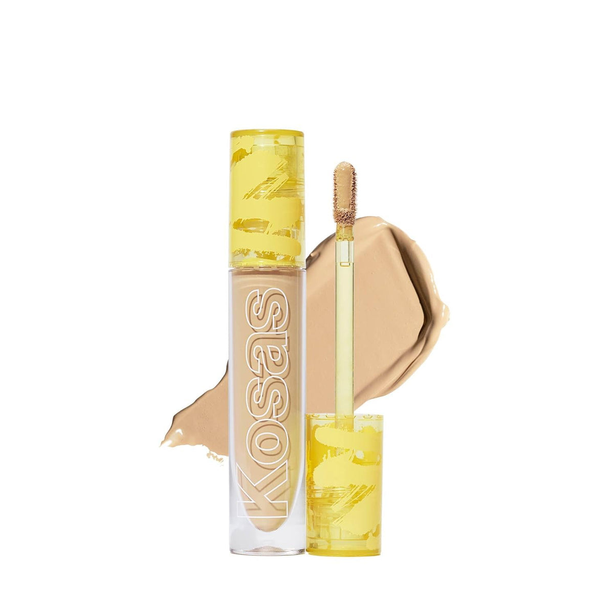 Kosas Revealer front packaging showing product tube and shade, highlighting natural finish