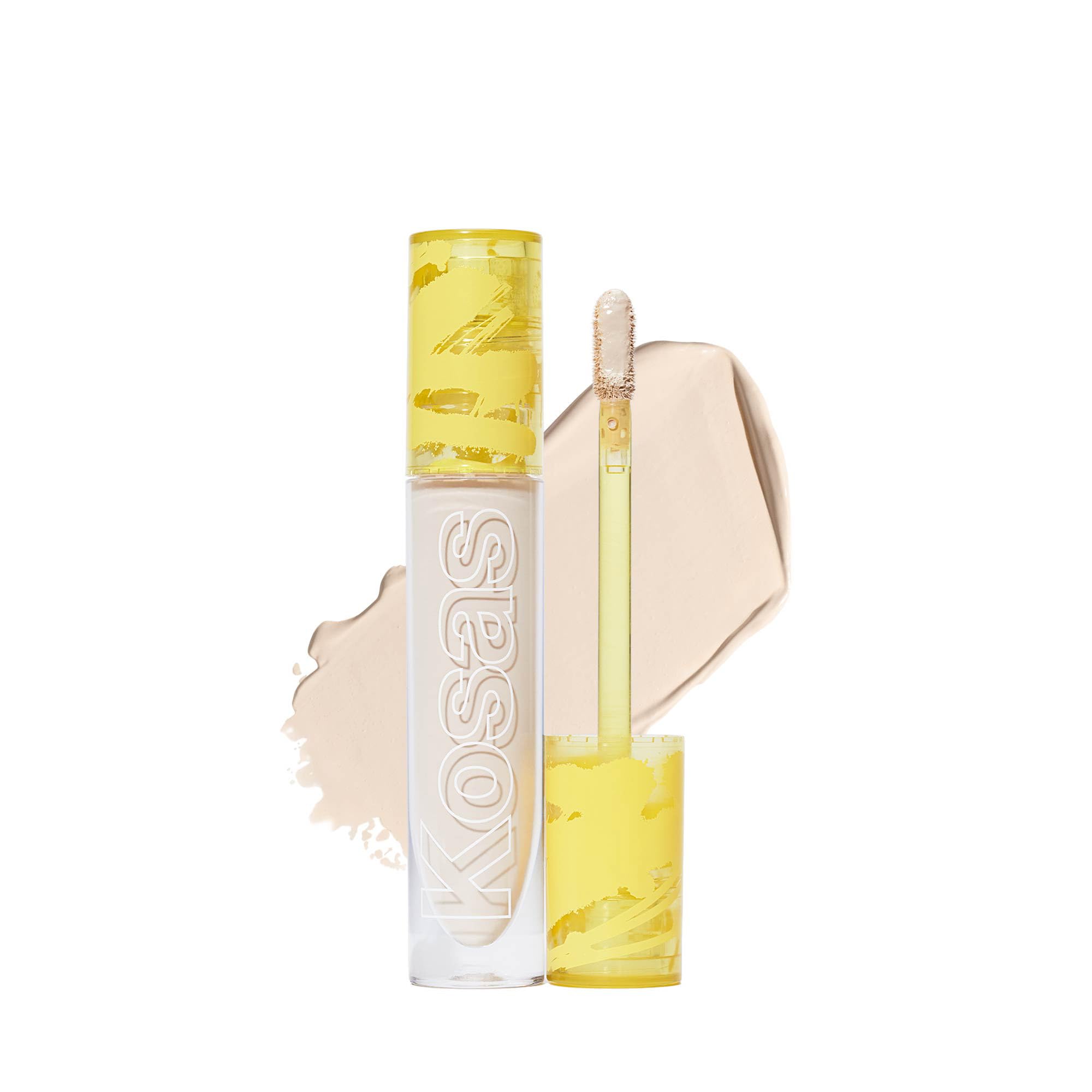Kosas Revealer front packaging showing tube and shade number for easy selection