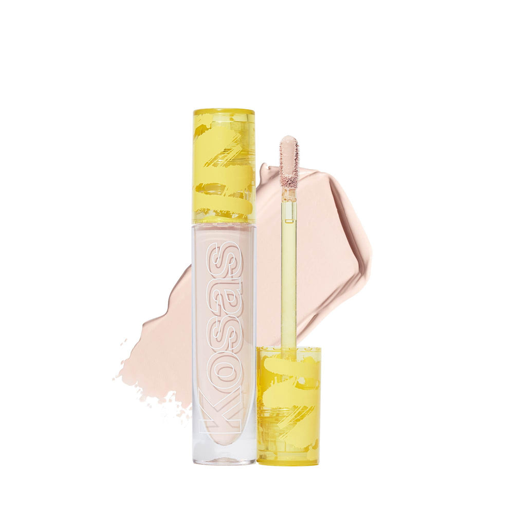 Kosas Revealer pack front showing sleek tube and shade for easy selection
