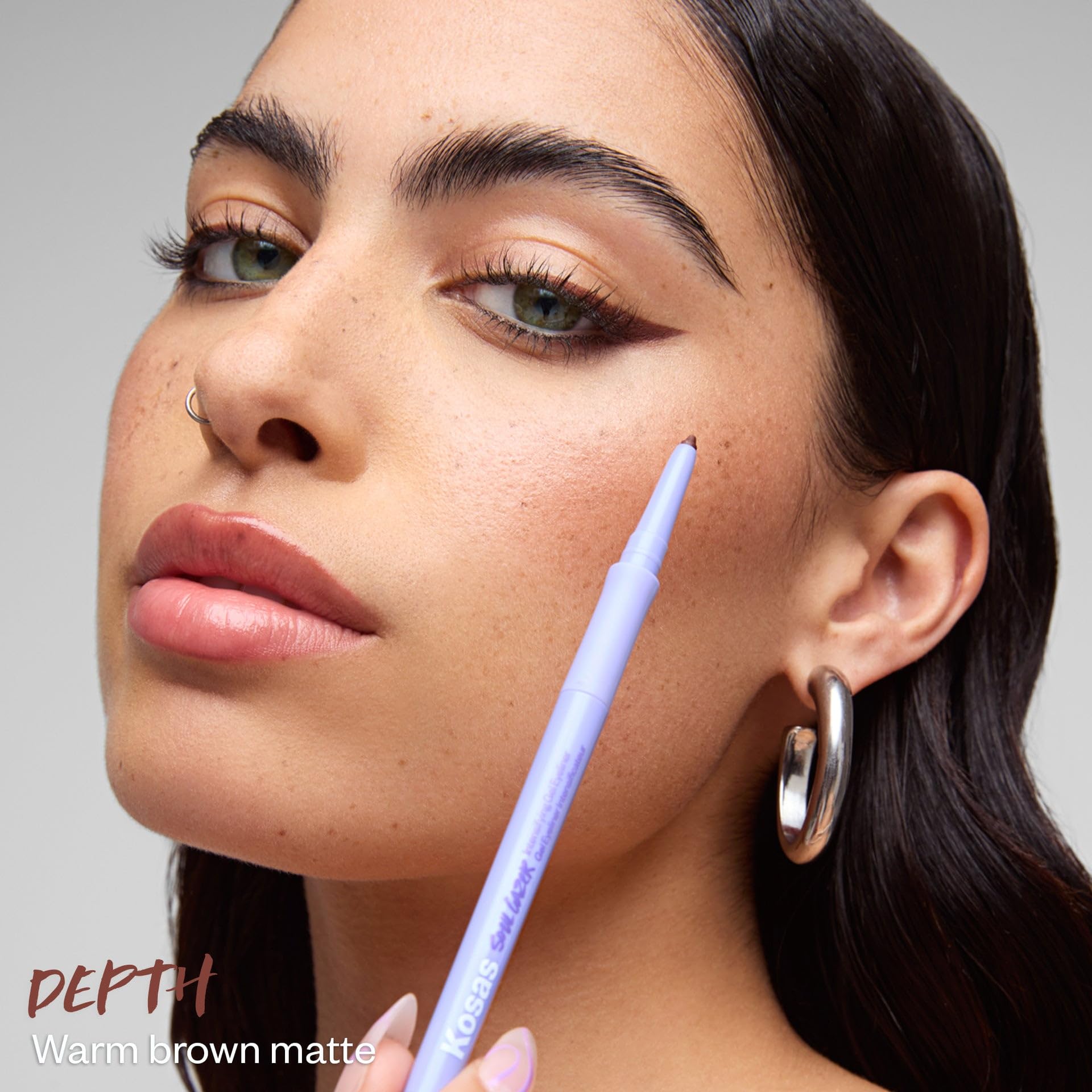 Kosas Soulgazer close-up of creamy gel texture highlighting smooth glide benefit