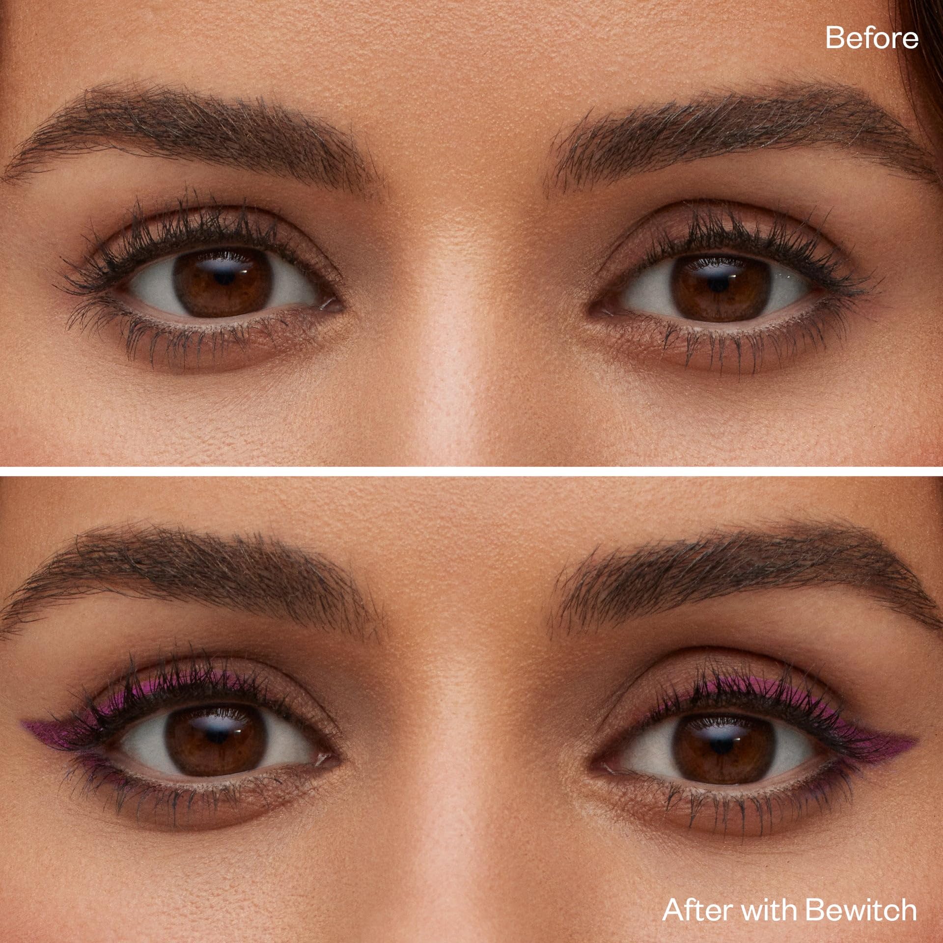 Kosas Night Violet swatch on skin showing rich, long-lasting pigment