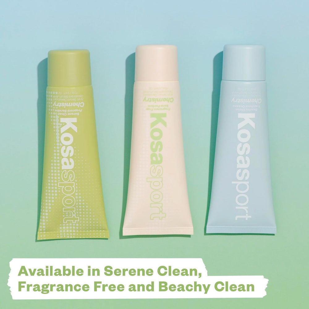 Kosas in a beach bag lifestyle shot ready for on-the-go freshening without heavy fragrance